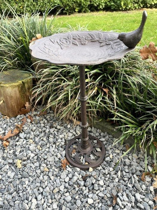 Vogelbad - Gietijzer - Voederschaal, Antiquités & Art, Curiosités & Brocante