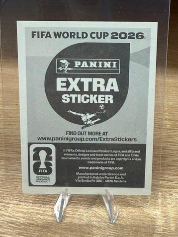 2026 Panini FIFA World Cup 2026 Kylian Mbappé Extra Sticker, Verzamelen, Nieuw