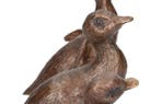 Figurine - Charming Trio of Bronze Ducks (3) - Bronze
