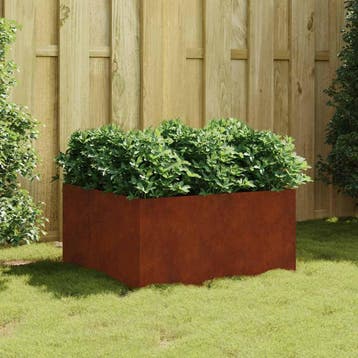 vidaXL Plantenbak 80x80x40 cm cortenstaal, Verzenden, Nieuw