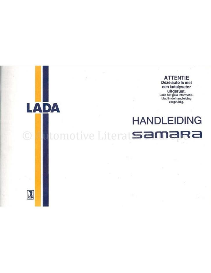 1992 LADA SAMARA INSTRUCTIEBOEKJE NEDERLANDS, Autos : Divers, Modes d'emploi & Notices d'utilisation