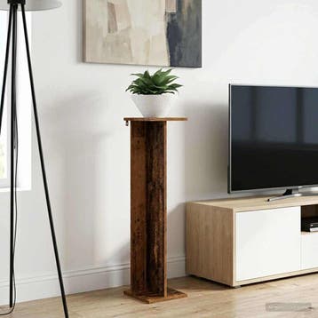 vidaXL Plantenstand 2 st Oud hout 25 x 25,5 x 100,5 cm, Verzenden, Nieuw