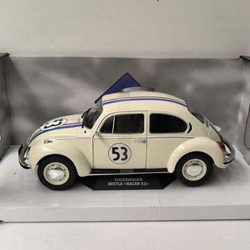 Solido 1:18 - Modelauto - Volkswagen Beetle RACER 53, Hobby & Loisirs créatifs