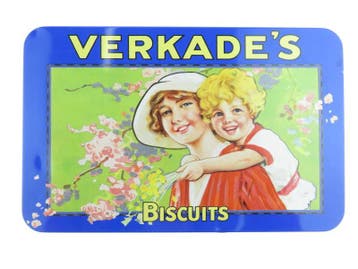 Blik Verkade, Verzamelen, Blikken, Verzenden, Gebruikt