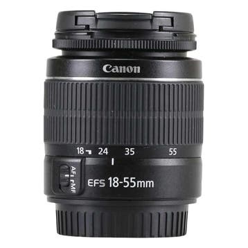 Canon EF-S 18-55mm f/3.5-5.6 III met garantie, Ophalen of Verzenden, Gebruikt
