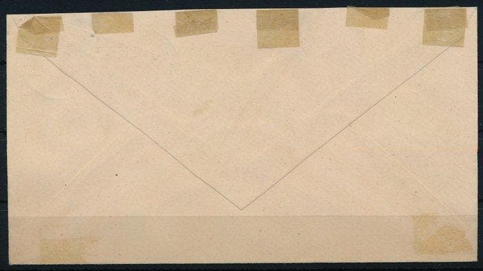 Opper-Silezië 1920 - 20 Pfg blauw, verticale halvering op, Timbres & Monnaies, Timbres | Europe | Allemagne