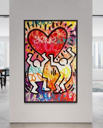 Gunnar Zyl - Heart / Keith Haring & Zyl XXL