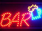 Bar drank cafe LED bord lamp verlichting lichtbak reclamebor, Verzenden