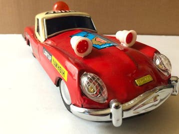 MF - Blikken speelgoedauto - Jaguar Type E Highway Patrol,