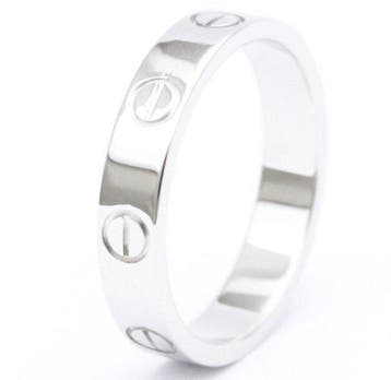 Cartier - Anneau de mariage - Love - 18 carats Or blanc