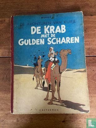 Kuifje - De krab met de gulden scharen - 1947, Eén stripboek, Verzenden, Gelezen, Remi, Georges.