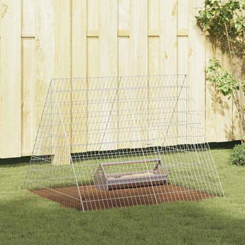vidaXL Kippenhok zilver 110 x 100 x 85 cm Gegalvaniseerd, Verzenden