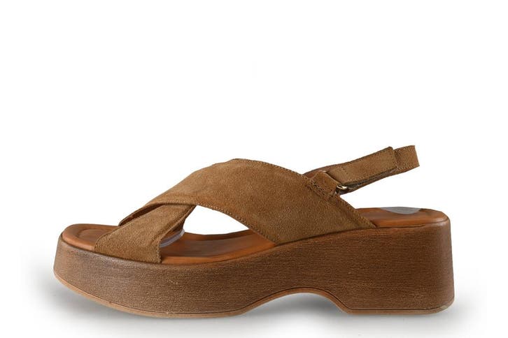 Sacha Sandalen in maat 41 Cognac, Kleding | Dames, Schoenen, Overige kleuren, Zo goed als nieuw, Sandalen of Muiltjes, Verzenden
