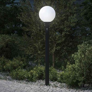 vidaXL Bolderverlichting met sensor 120 cm zwart IP44, Verzenden, Nieuw