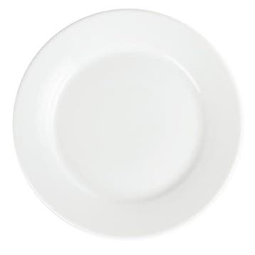 Borden | WHITEWARE | Porselein | Wit | 12 Stuks | Ø250mm, Verzenden, Nieuw in verpakking