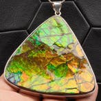 Extreem zeldzaam - Prachtige ammoliet-edelsteen - Kostbare, Verzamelen, Mineralen en Fossielen