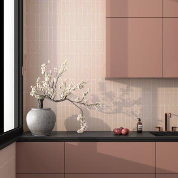 Vloertegel/Wandtegel Roze 6x18,6cm (Muurtegels), Doe-het-zelf en Bouw, Tegels, Keramiek, Nieuw, Minder dan 20 cm, 10 m² of meer