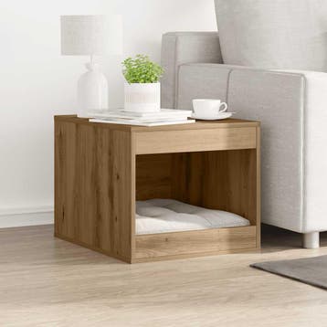 vidaXL Kattenbakkast 47x59x42 cm bewerkt hout artisanaal, Verzenden