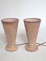 Pegasam S.L. - Tafellamp - Albast - Twee tafellampen, Antiek en Kunst