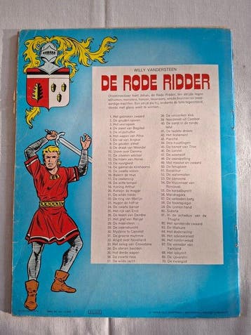 De Rode Ridder 1 t/m 106 - Blauwe reeks compleet - 106 Album, Nieuw