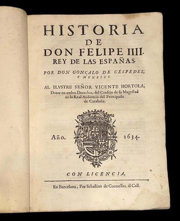 Don Gonçalo de Céspedes y Meneses - Historia de Don Felipe