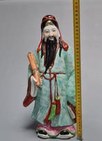 Figuur - Chinese porcelain Luxing LU Sanxing, Wealth Good