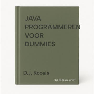 JAVA PROGRAMMEREN VOOR DUMMIES 9789067897549 D.J. Koosis, Boeken, Verzenden, Gelezen, D.J. Koosis