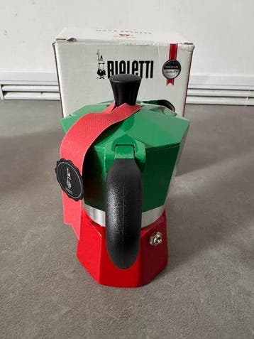 Bialetti - Koffiepot - Moka Express 3-Cup Italian Flag Moka