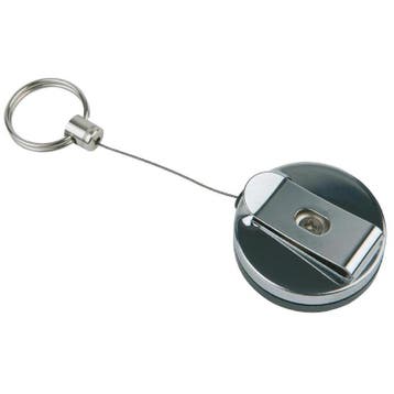 RVS uittrekbare sleutelhanger | 2 stuks | 40x50x20(h)mm APS, Verzenden