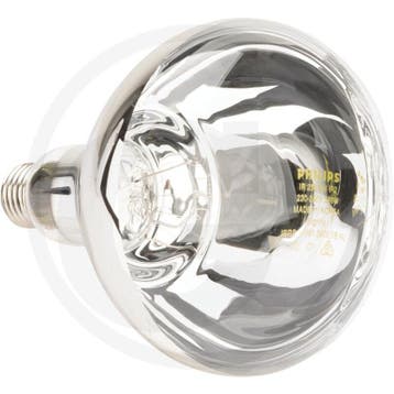 Horizont infrarotlampe 250 w klar - hartglas für robuste..., Ophalen of Verzenden