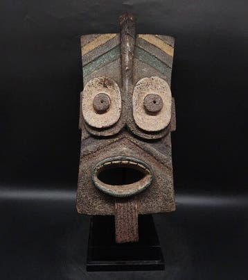 Magnifique masque - Ibibio - Nigeria (Sans prix de réserve), Antiek en Kunst, Kunst | Niet-Westerse kunst
