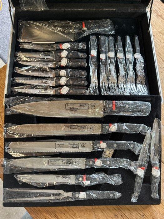 BergHOFF - Bestekset voor 6 personen (24) - Profiline -, Antiek en Kunst, Antiek | Keukengerei