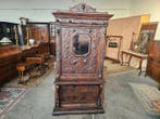 Armoire - Bois - Miroir porte-vêtements - Hauteur : 217 cm