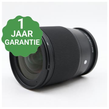10% korting | Sigma 16mm f/1.4 DC DN Contemporary L-mount |, Verzenden, Zo goed als nieuw