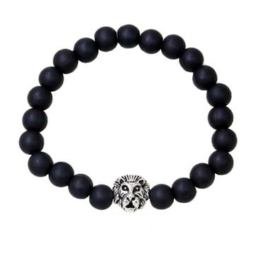 Fako Bijoux - Buddha Armband - Sandelhout - Leeuw -, Handtassen en Accessoires, Armbanden, Verzenden, Nieuw