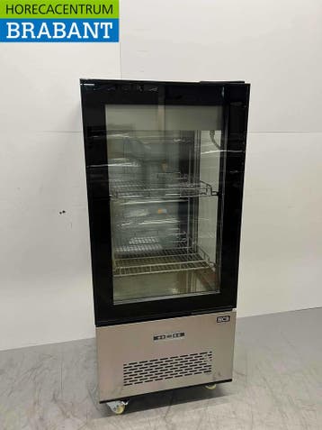Vitrine réfrigérée HCB en acier inoxydable pour pâtisseries,, Verzenden
