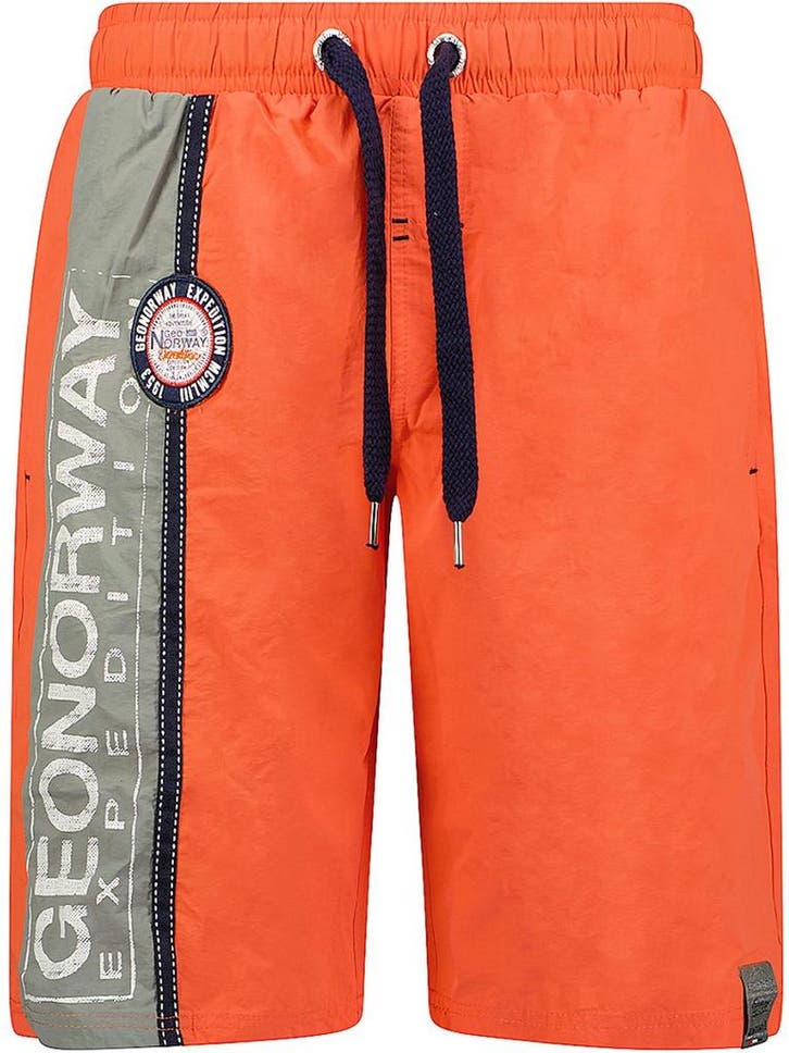 Geographical Norway Zwembroek Qweenishi Fluo Coral, Kleding | Heren, Broeken en Pantalons, Verzenden