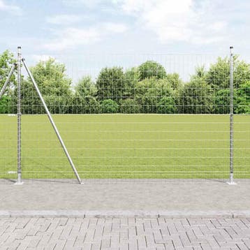 vidaXL Euro-hek met betonnen voetstuk 10 x 1,6 m, Verzenden