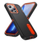 iPhone 11 Armor Hoesje met Kickstand - Shockproof Cover Case, Verzenden
