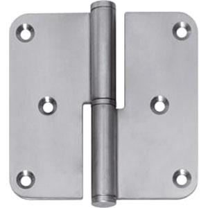 Intersteel Paumelle DIN rechts afgerond 3,5x3,5 rvs, Doe-het-zelf en Bouw, IJzerwaren en Bevestigingsmiddelen, Nieuw