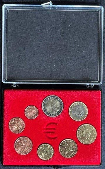 Monaco. Series 1 Cent - 2 Euro 2001 (Zonder minimumprijs)