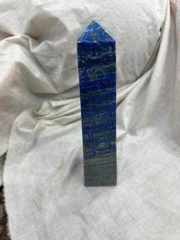 220 mm lapis lazuli-obelisk Obelisk - Hoogte: 220 cm -