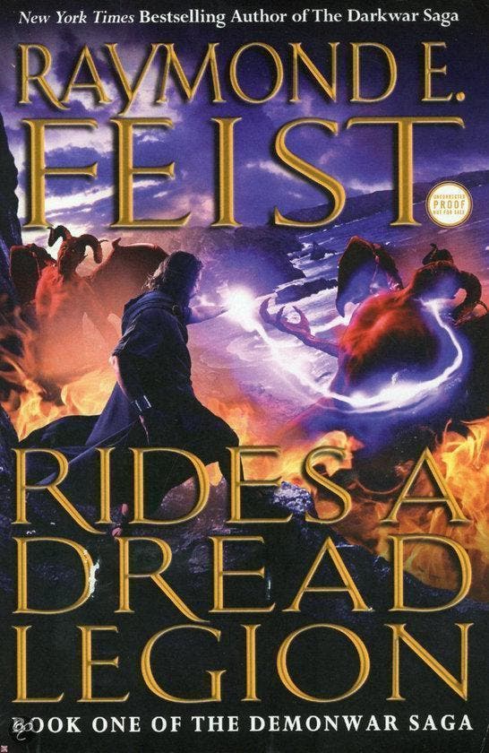 Rides A Dread Legion 9780061468360 Raymond E  Feist, Livres, Langue | Anglais, Envoi