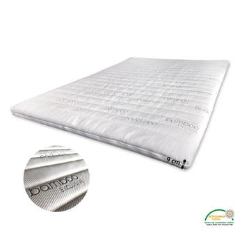 BAMBOO exclusive HR55 - 9 cm - 140/190, Maison & Meubles, Chambre à coucher | Linge de lit