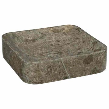 vidaXL Gootsteen 40x40x10 cm marmer grijs, Doe-het-zelf en Bouw, Sanitair, Verzenden, Nieuw