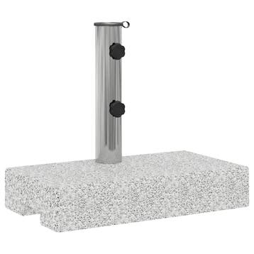 vidaXL Parasolvoet rechthoekig 25 kg graniet, Verzenden