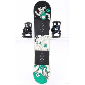 125 kinder snowboard BURTON LTR, black/grey/blue, woodcore,, Sport en Fitness, Verzenden, Gebruikt