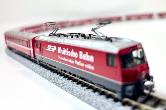 Kato N - 3101-7/10-1413/10-1414 - Modeltrein (3) - KATO RhB, Hobby & Loisirs créatifs, Trains miniatures | Échelle N