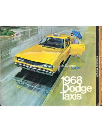 1968 DODGE TAXIS BROCHURE ENGELS (USA), Ophalen of Verzenden, Nieuw