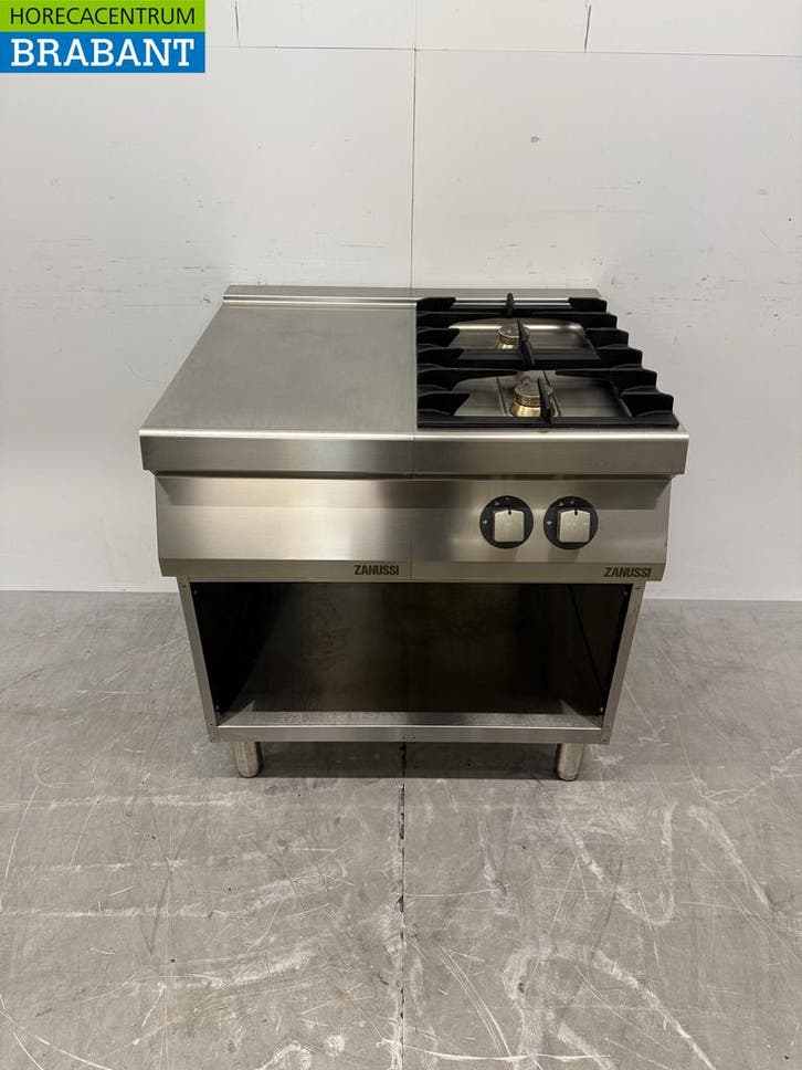 Plaque de cuisson Zanussi en acier inoxydable à 2 feux avec, Articles professionnels, Horeca | Autre, Envoi